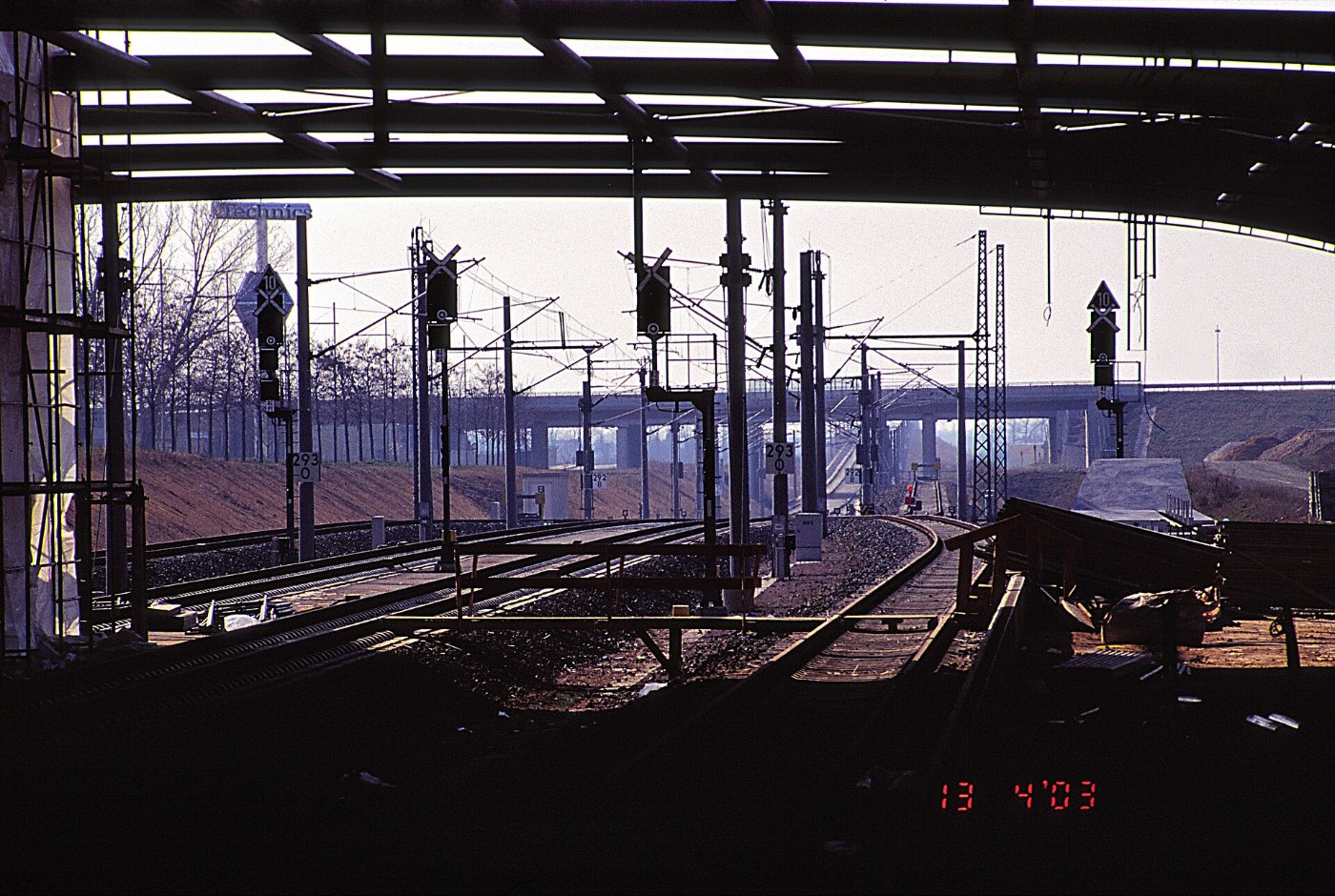 03 13 Bf Leipzig Halle Flughafen, Ri. Gröbers