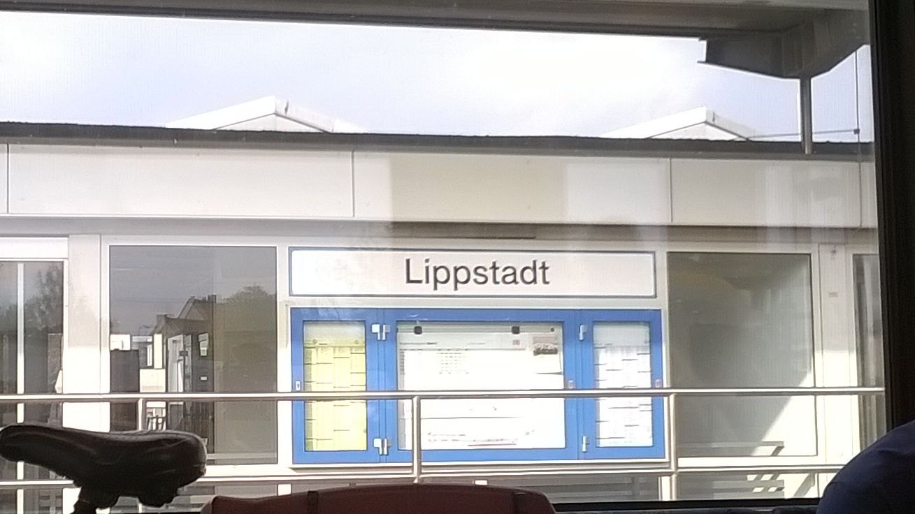 Bahnhofsschild Lippstadt