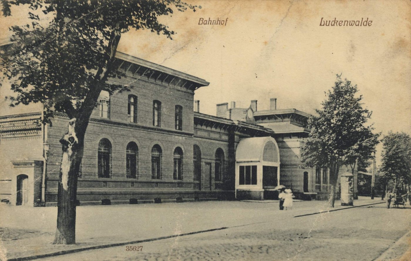 Luckenwalde, Brandenburg Bahnhof (Zeno Ansichtskarten)