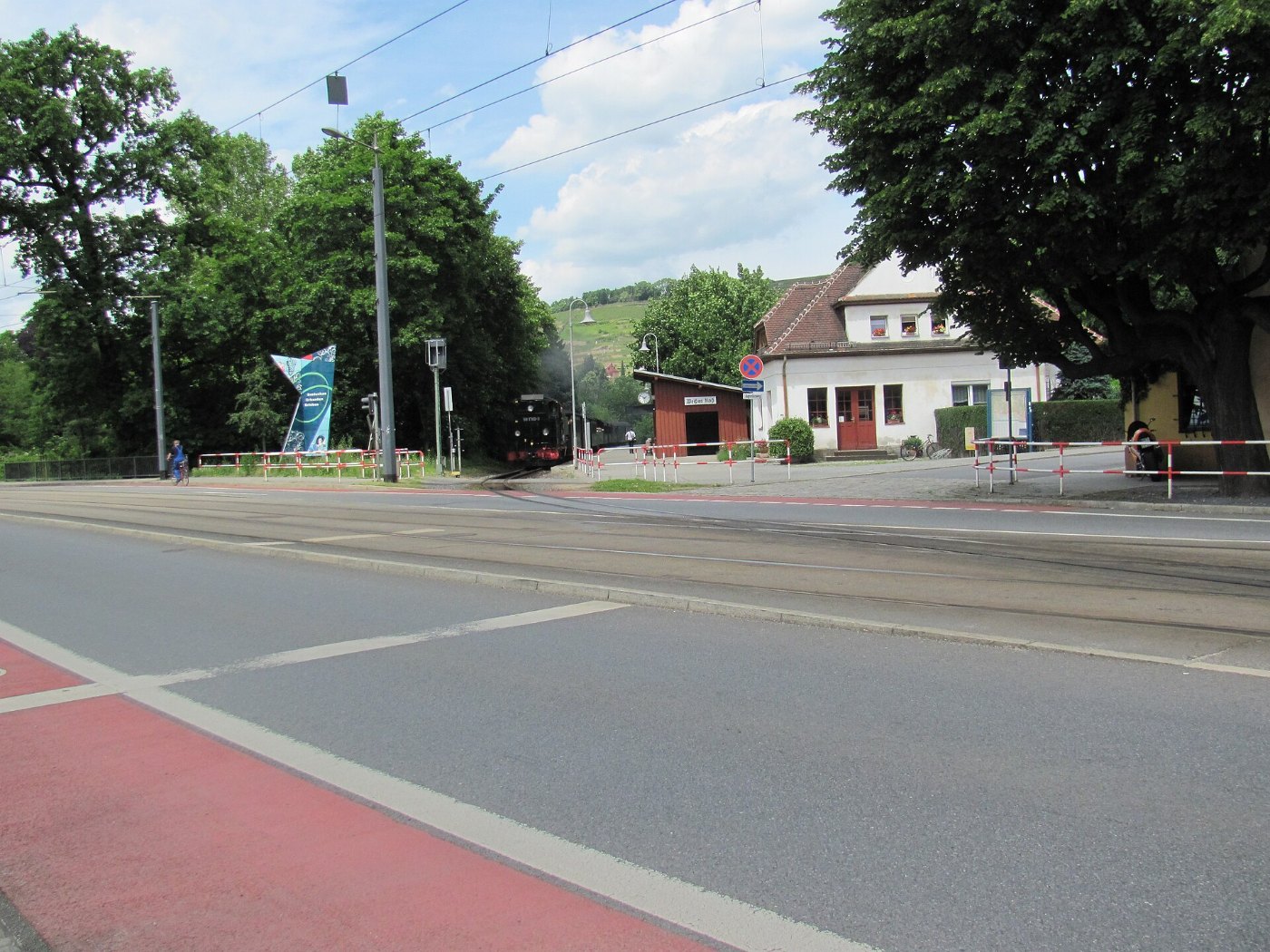 Radebeul Weißes Ross Lößnitzgrundbahn (1)