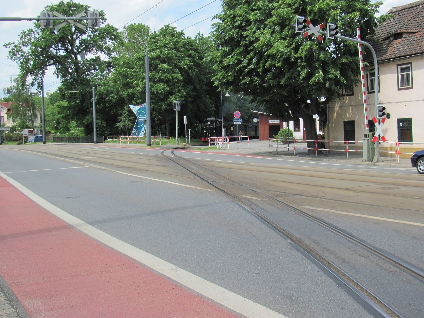 Radebeul Weißes Ross Lößnitzgrundbahn (2)