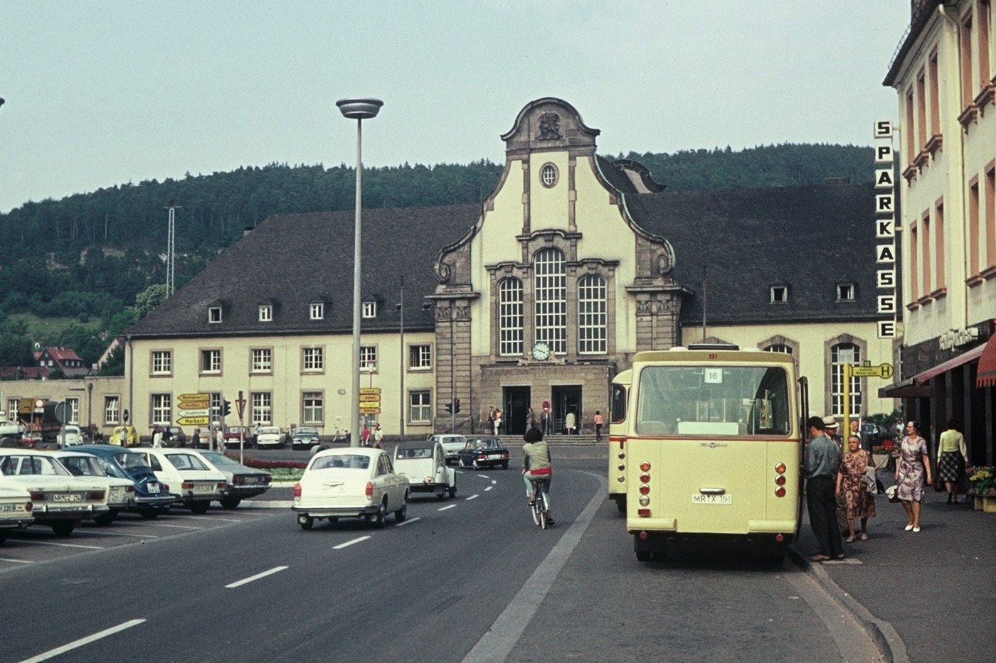 Marburg Bahnhof 1972