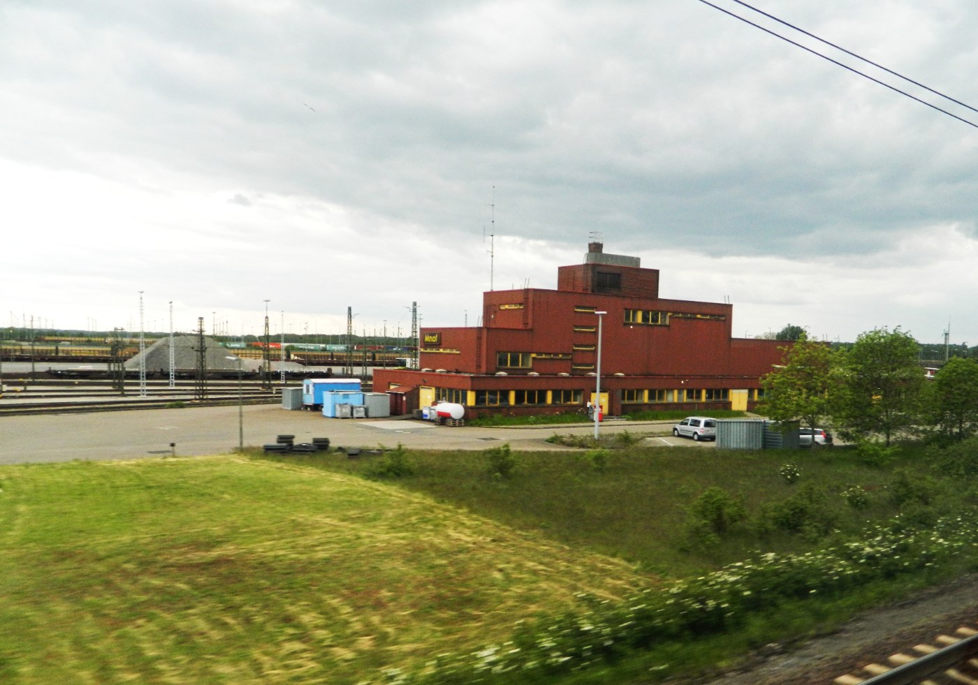 Stellwerk am Rangierbahnhof Maschen bei Stelle