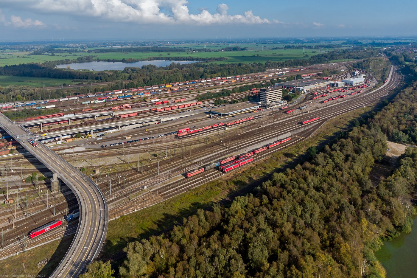Das Südsystem des Rangierbahnhofs Maschen
