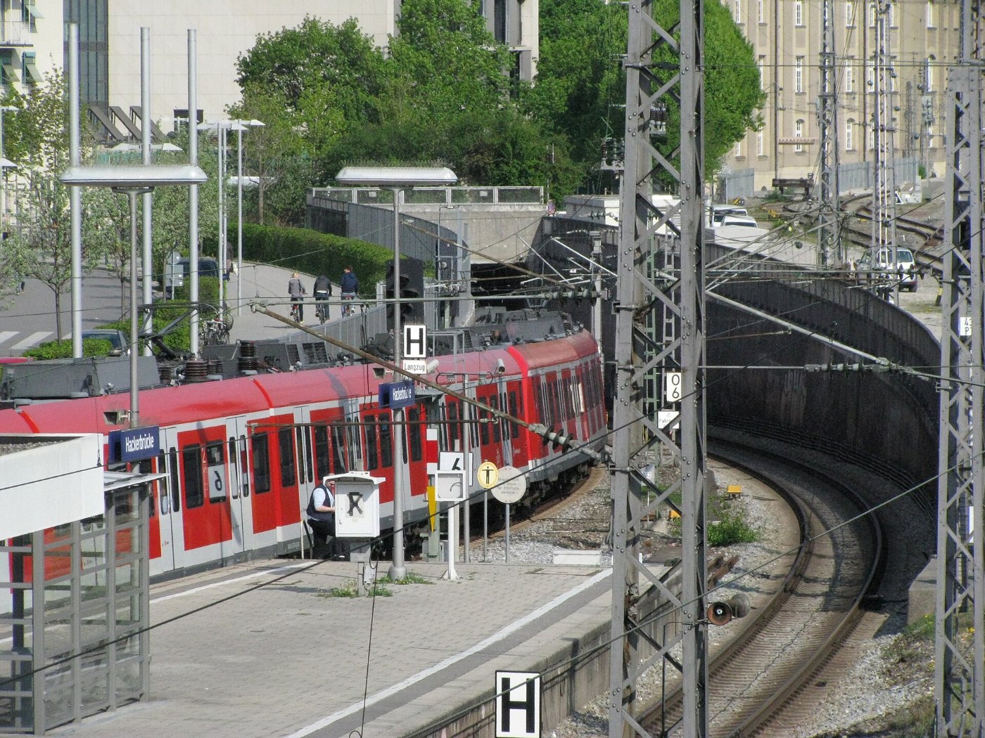 S Bahn Tunnelportal Hackerbrücke GO 2