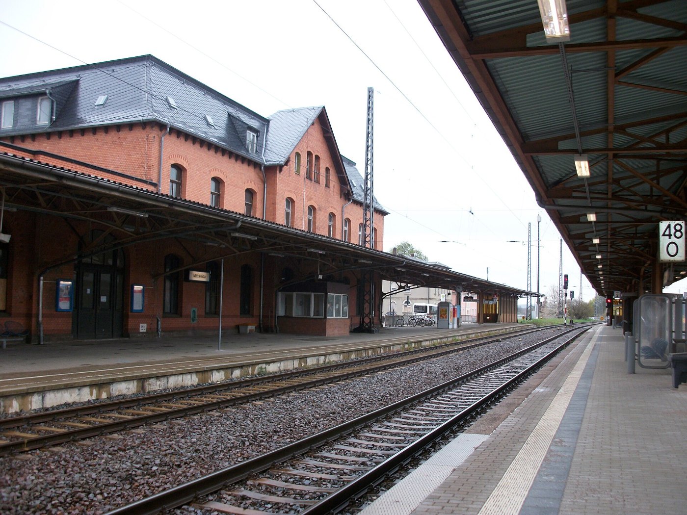 Bahnhof Mittweida Bahnsteige (1)