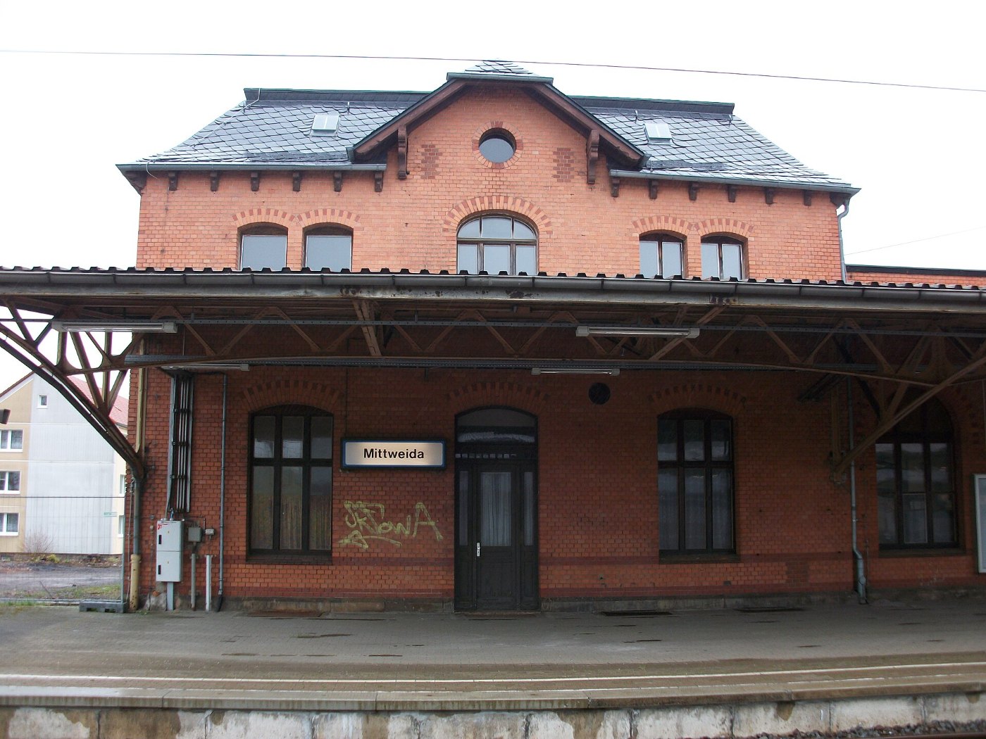 Bahnhof Mittweida, Empfangsgebäude (4)