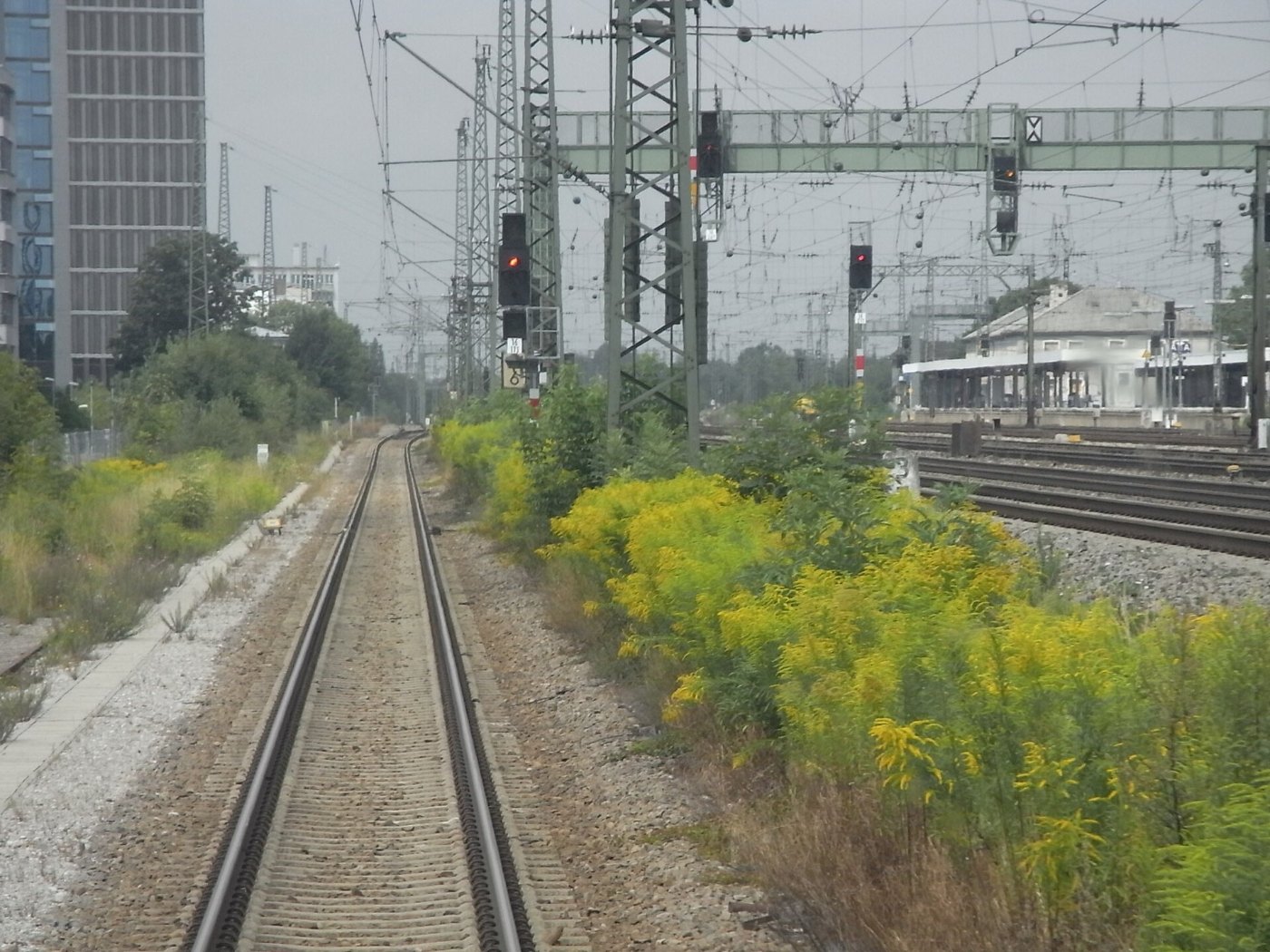 München, Bahnhof Laim, vom Gleis Heimeranplatz 1
