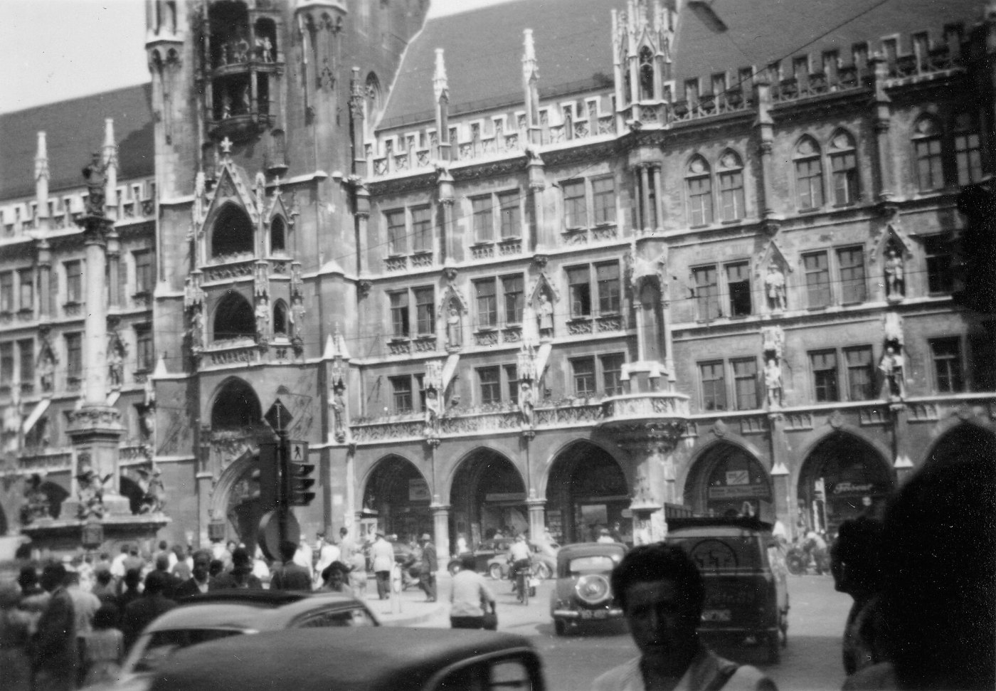 Marienplatz Munich Germany 1950s