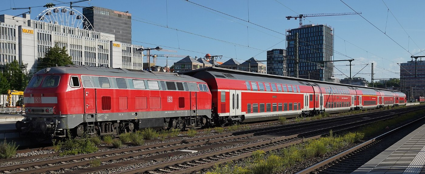 218 465 3 at Munich Ostbahnhof