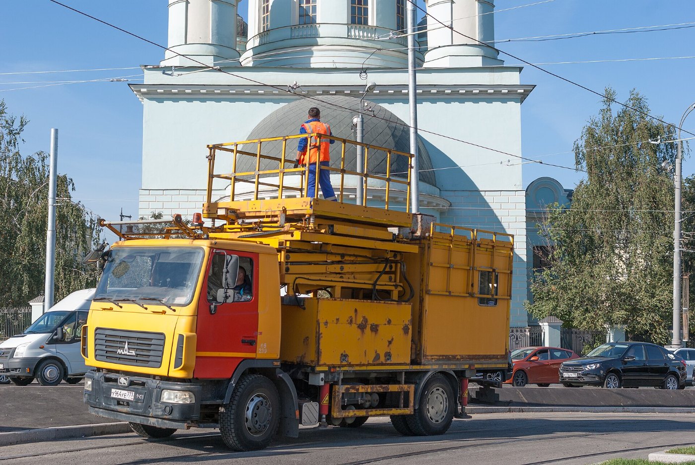 Moscow overhead contact line 2024 09