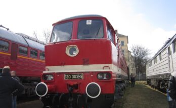 Historische Diesellok 130 002 9 Dampfloktreffen