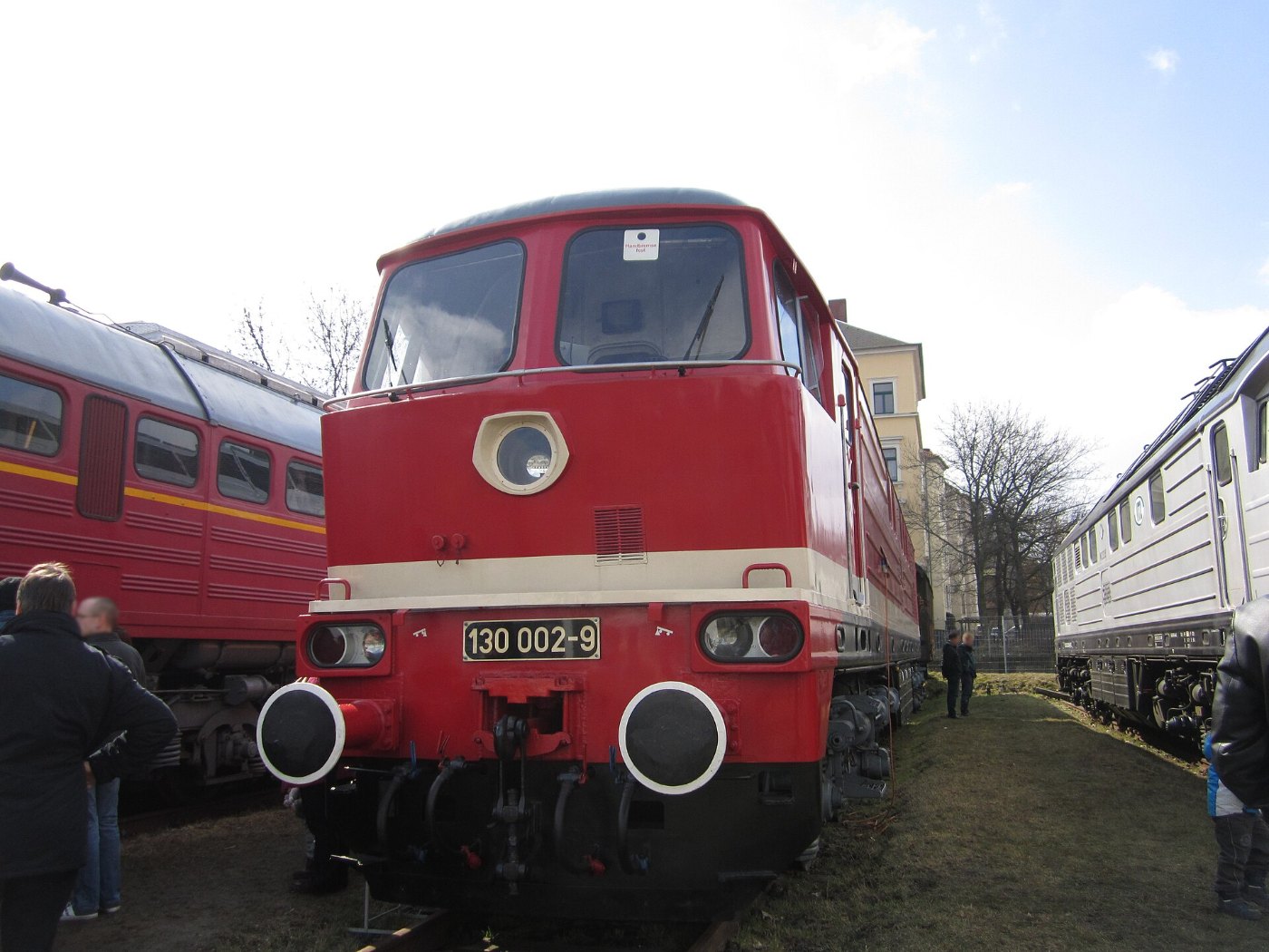 Historische Diesellok 130 002 9 Dampfloktreffen