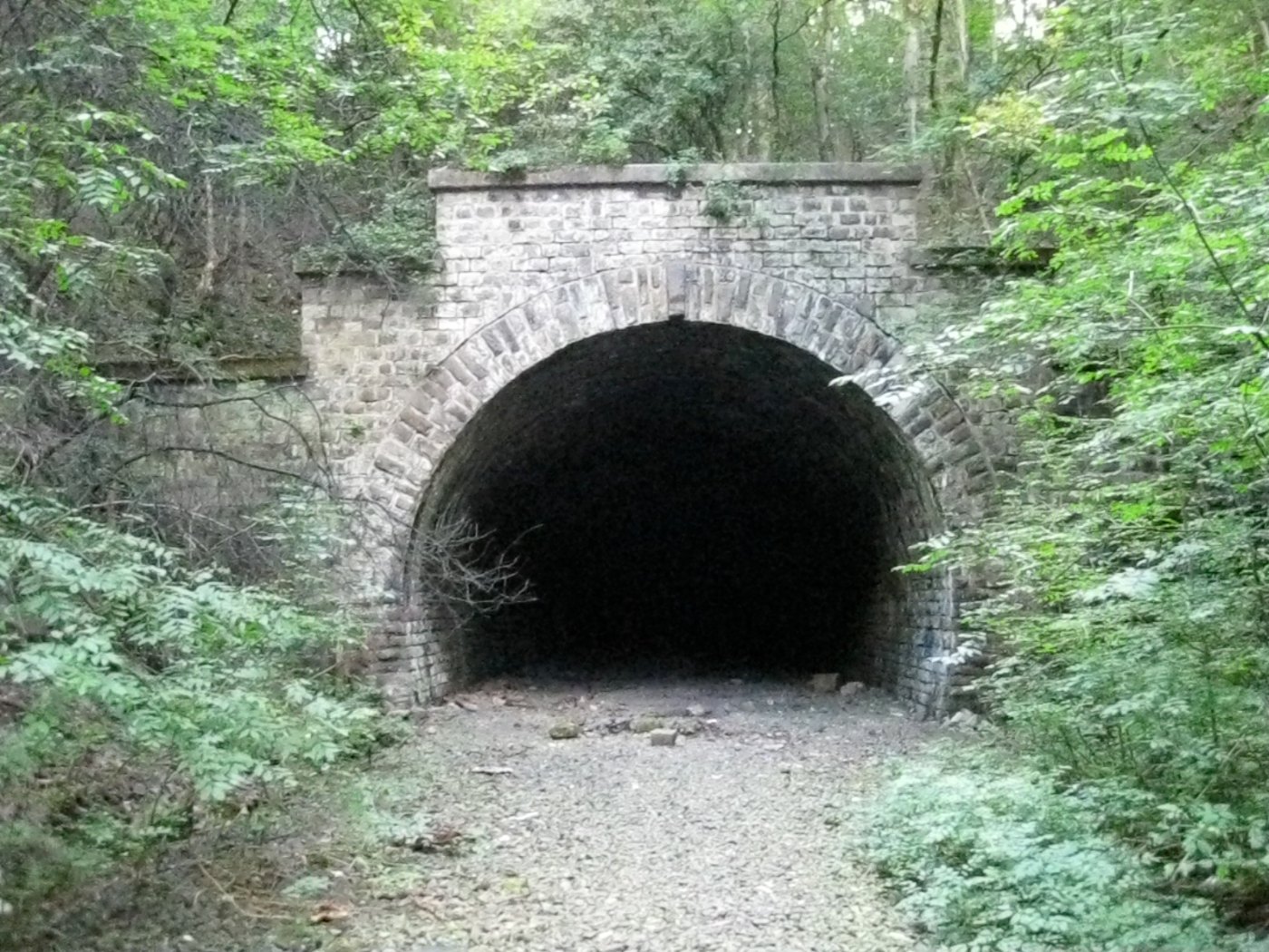 Wuppertaler Nordbahn, Tesch Tunnel Ostportal