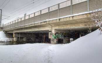 Olching, S Bahn Unterführung an der Amper