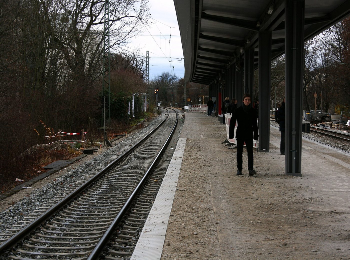 Bahnsteig der S Bahn Am Harras in Munich