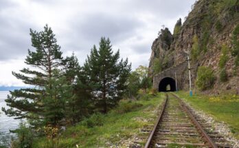 Baikal Railway, Tunnel 27, East portal, Russia