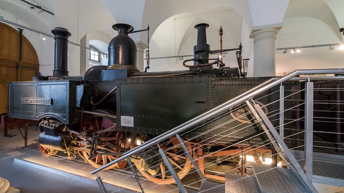 Verkehrsmuseum Dresden Güterzug Tenderlok Muldenthal V