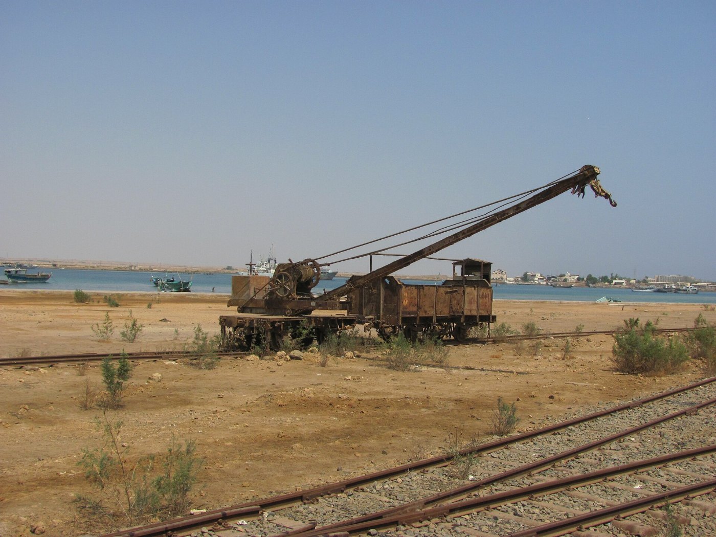 Eisenbahnkran Massawa