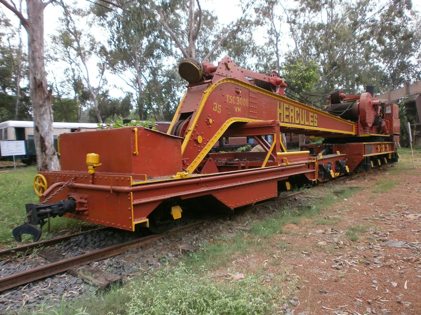 Crane used in Railway