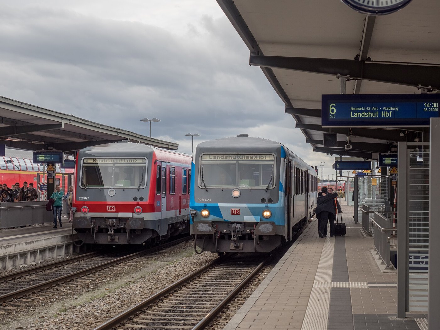 Mühldorf Bahnhof Dieseltriebwagen