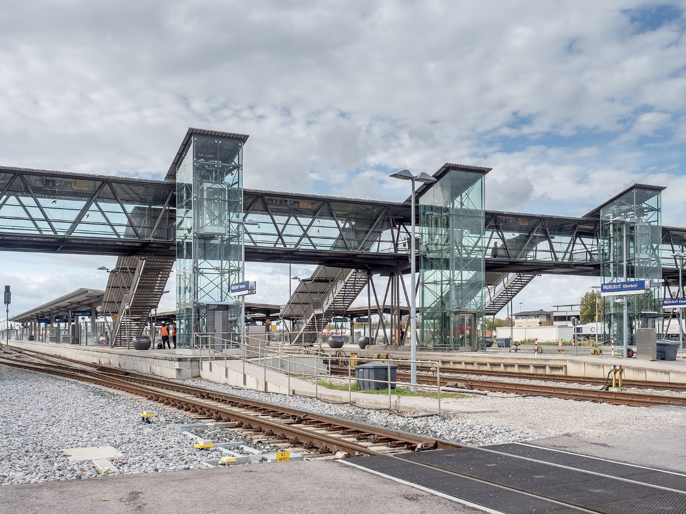 Mühldorf Bahnhof Brücke