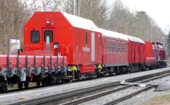 Bahnhof Kolbermoor, Notfalltechnikzug der DB Netze, 1