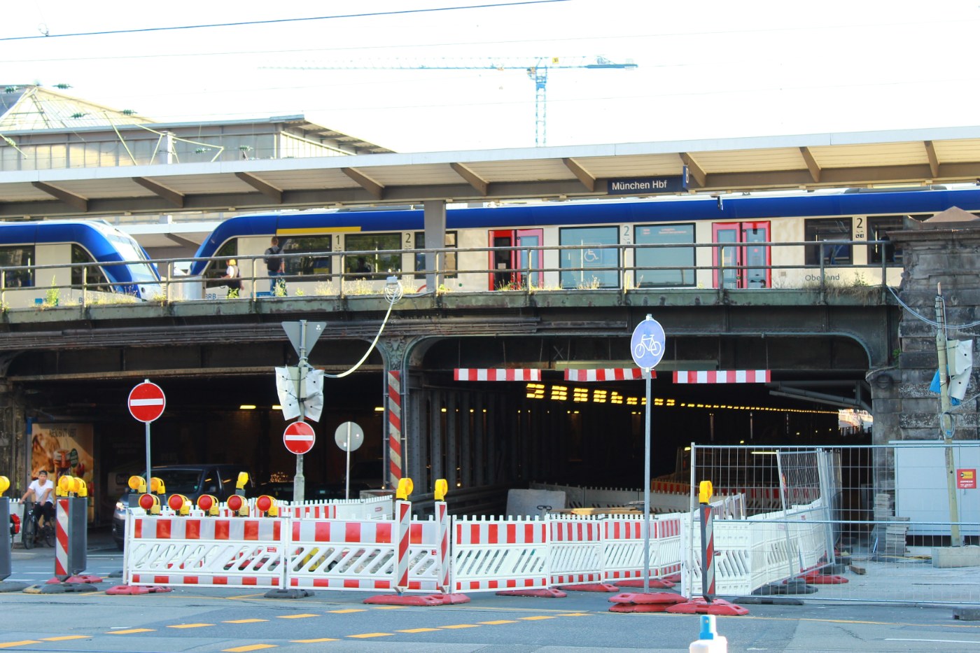 Der Paul-Heyse-Tunnel am Münchner Hauptbahnhof