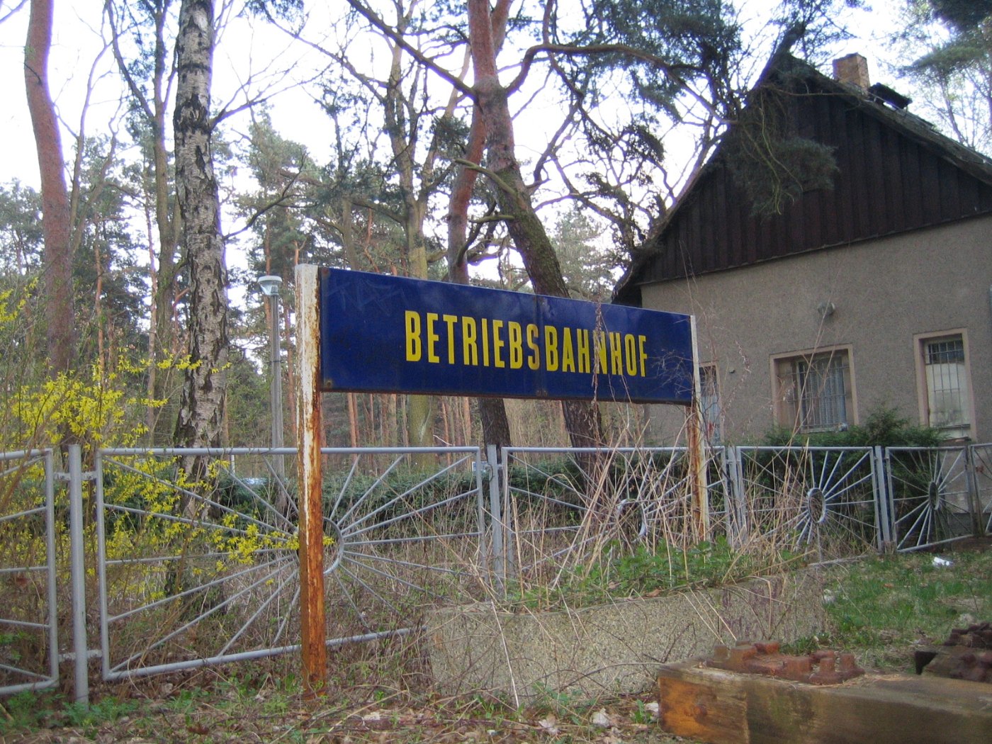 Berliner Parkeisenbahn Betriebsbahnhof apel