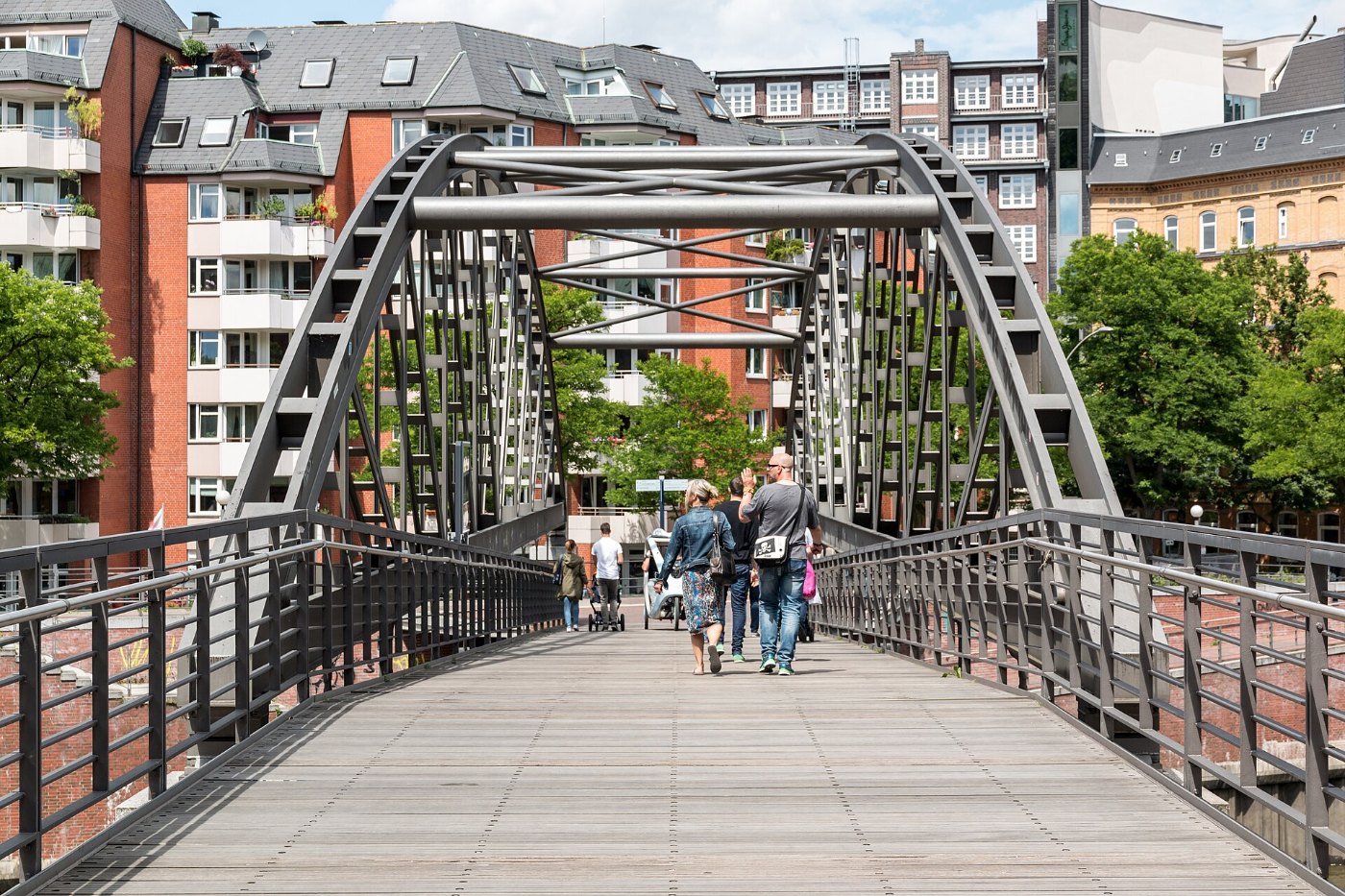 Hamburg, Speicherstadt, Kibbelstegbrücke 2016 3007