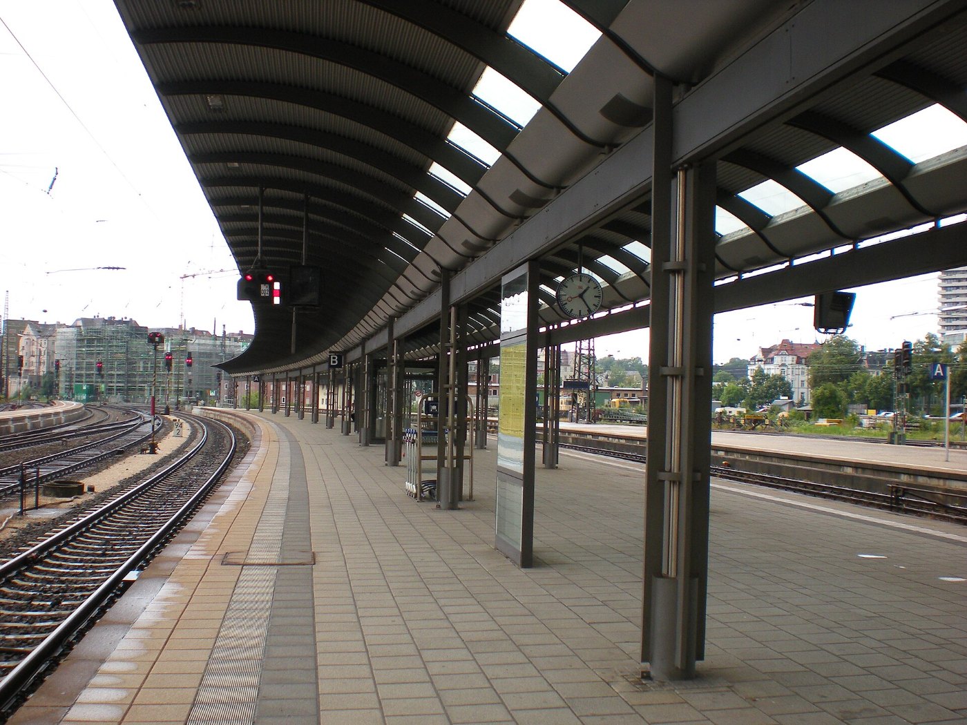 Ulm Hauptbahnhof Bahnsteig 2
