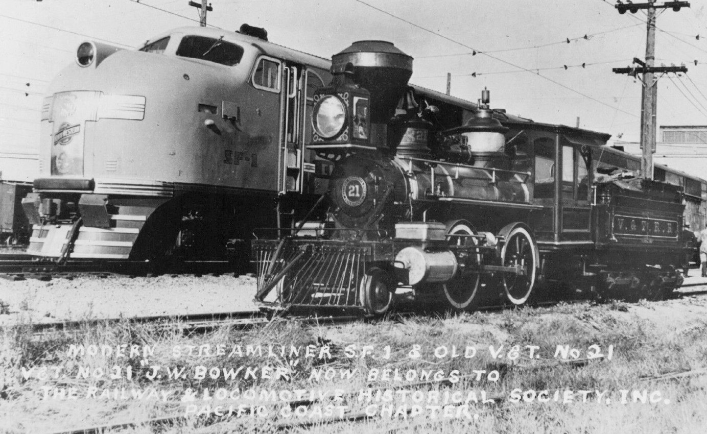 Virginia and Truckee 21 J. W. Bowker and SF1 City of San Francisco 1944