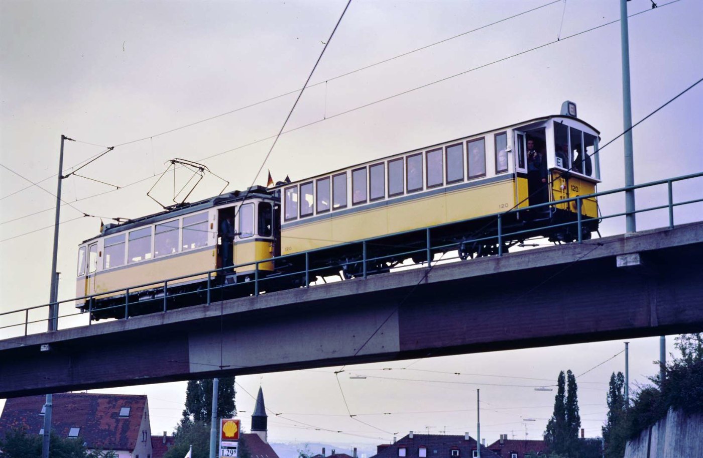 SSB Zahnradbahn Stuttgart Brücke über Obere Weinsteige