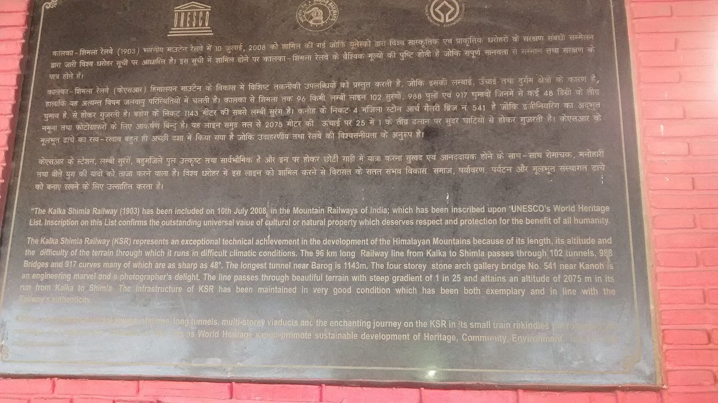 The Kalka–Shimla Railway