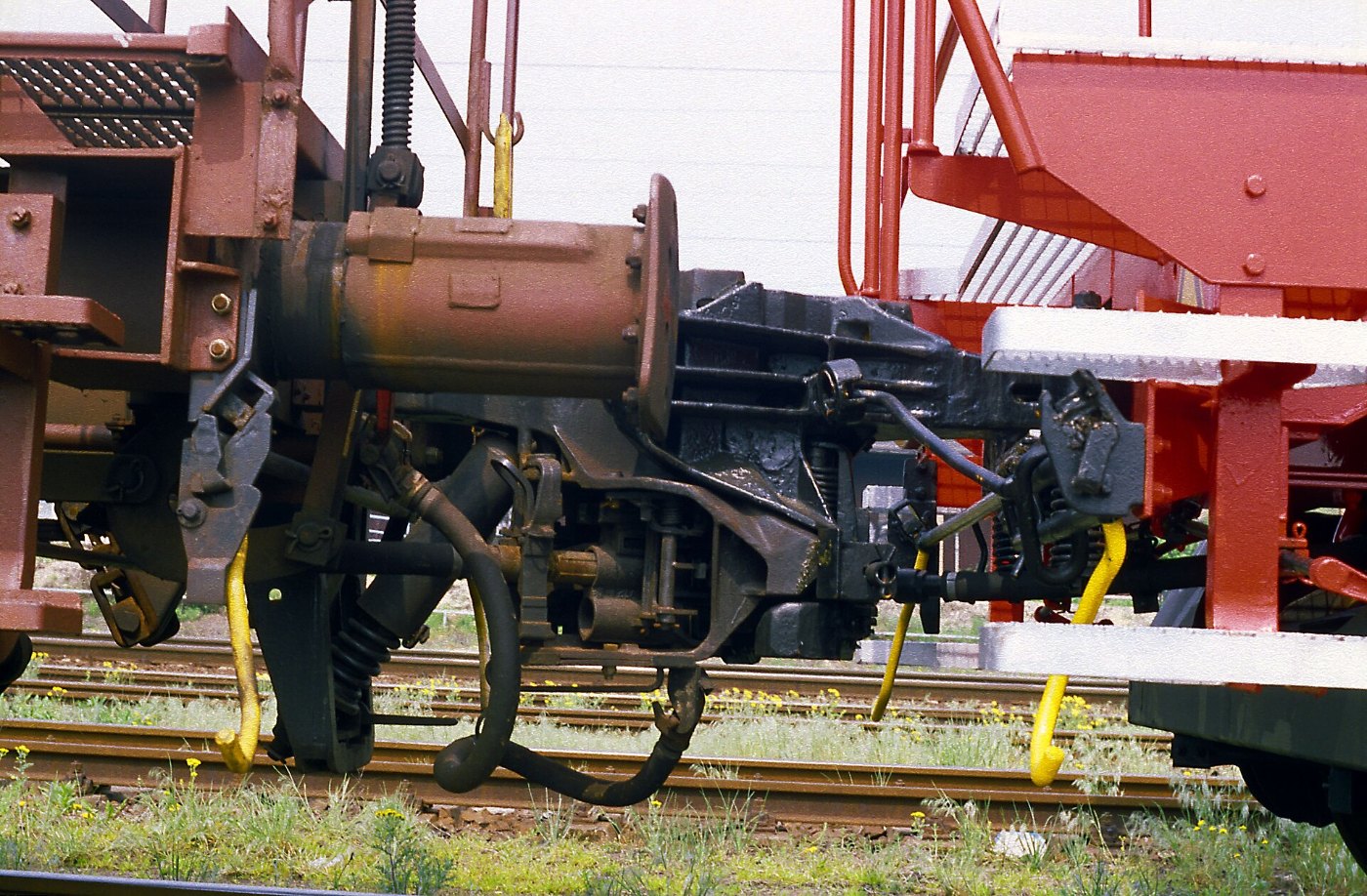 Ak.02 UIC Mittelpufferkupplungen gekuppelt
