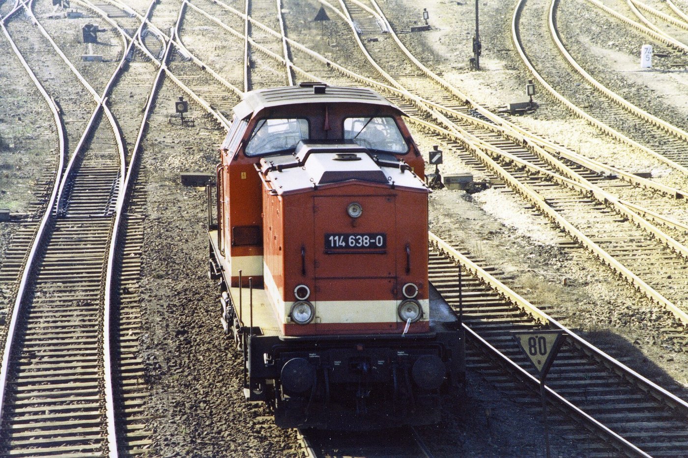 Lokomotive 114 638 0 Saalfeld