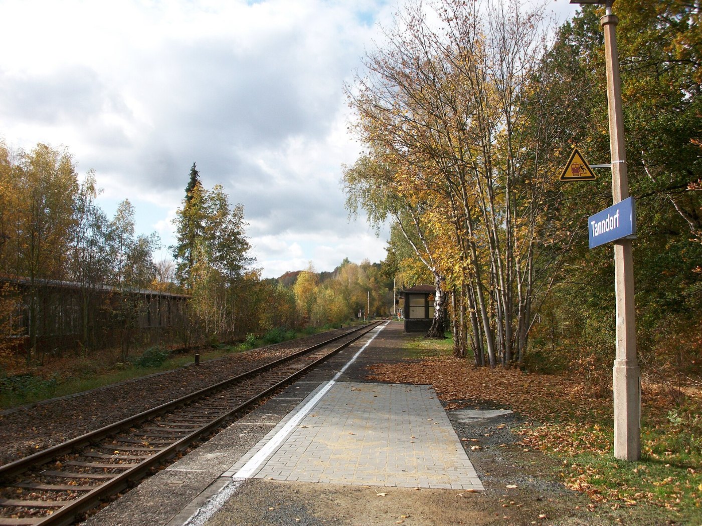 Haltepunkt Tanndorf, Bahnsteig (3)