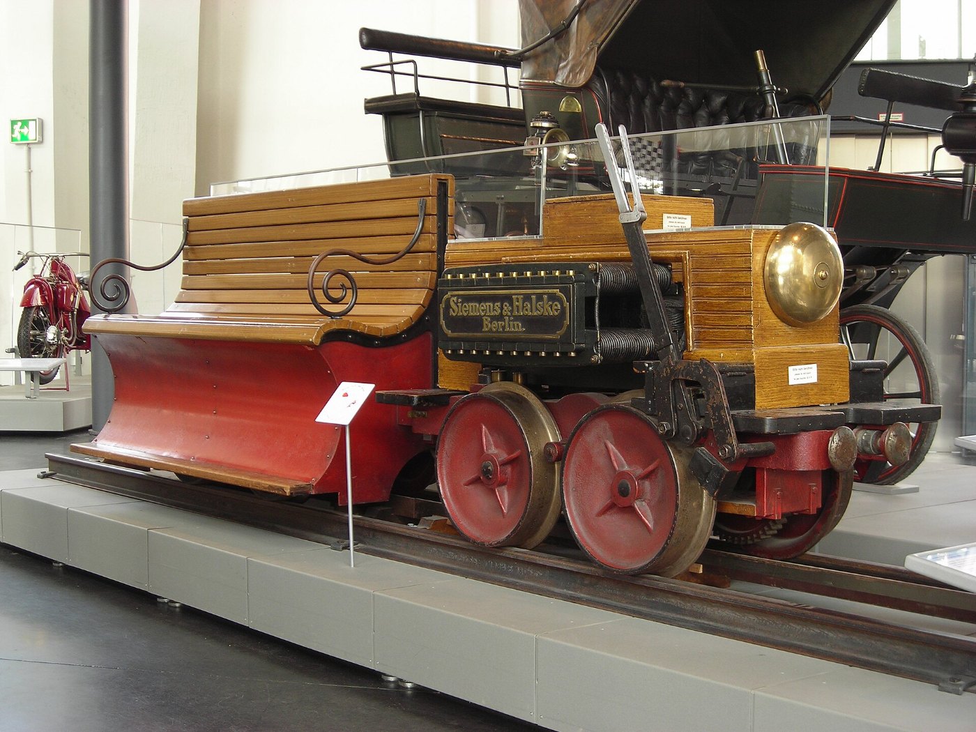 1879 Siemens & Halske Wernerwerk Electric locomotive