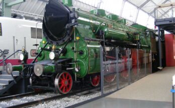 Schnellzuglokomotive S 3 6 (Bayern) vorne links Verkehrszentrum