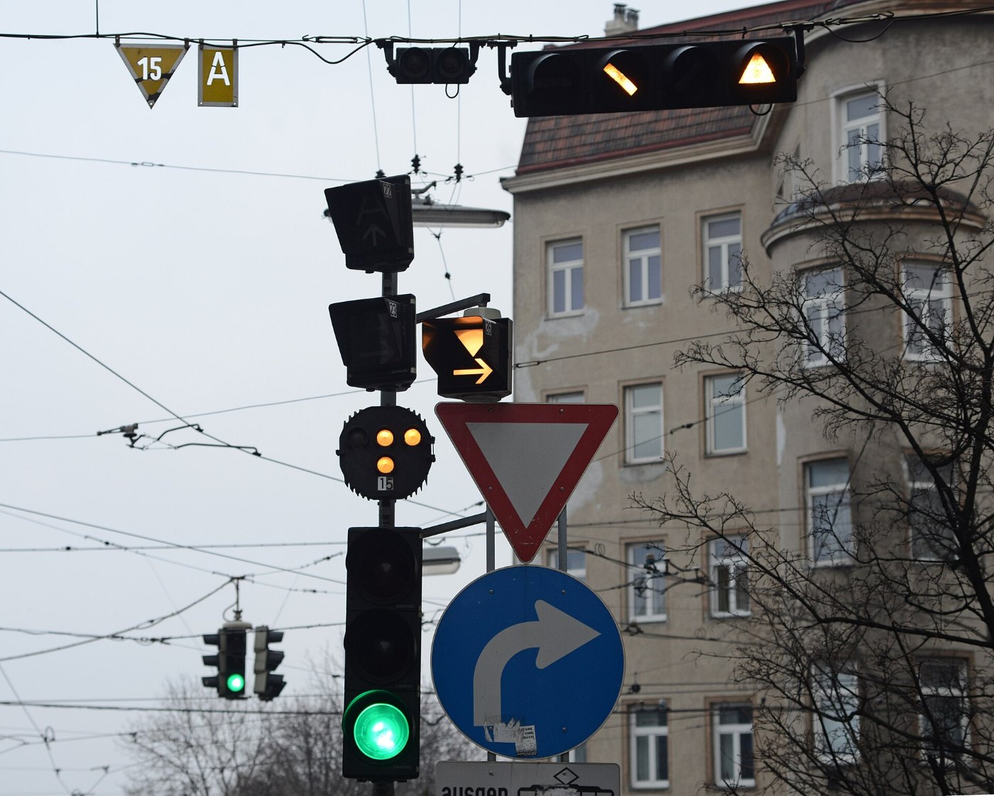 Strassenbahn Signale Quellenstrasse