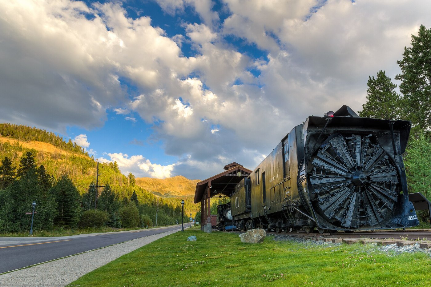 Rotary snowplow Breckenridge, Colorado 25 Aug. 2012