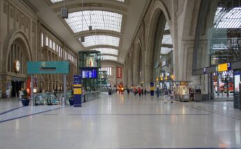 Leipzig Hauptbahnhof Querbahnsteig