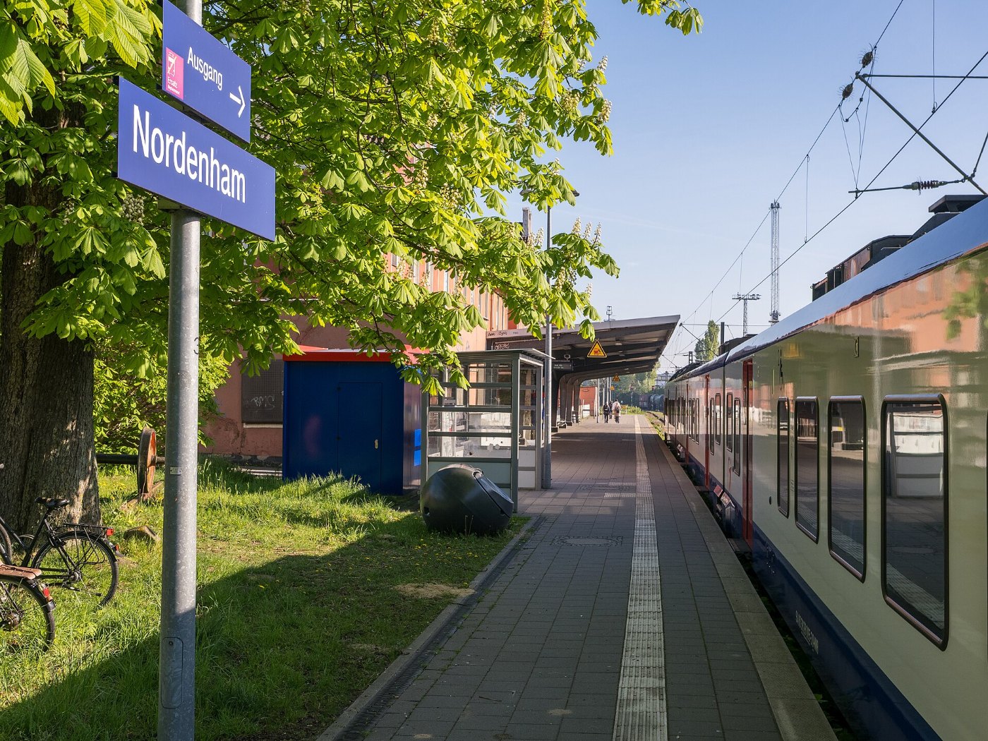 Ankunft im Bahnhof Nordenham (2025)