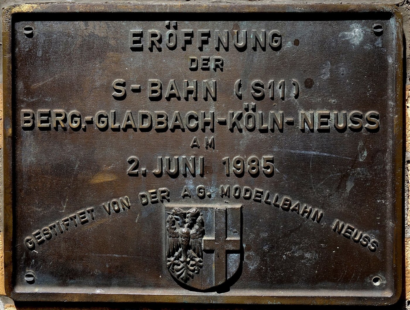 Neuss Hbf S11 Eroeffnung