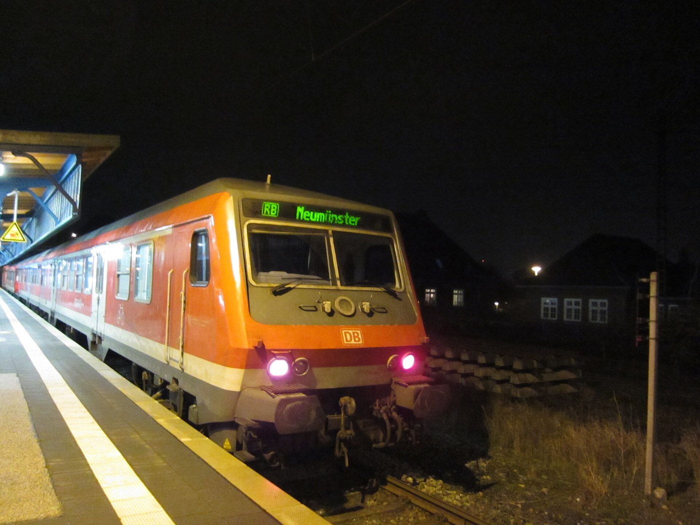 Regionalbahn nach Neumünster in Flensburg