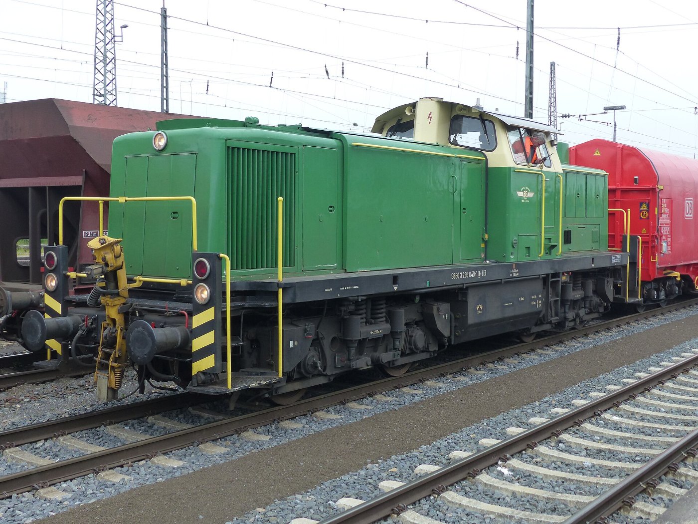 Bahnhof Neuwied Diesellok Brohltal Eisenbahn 2019a