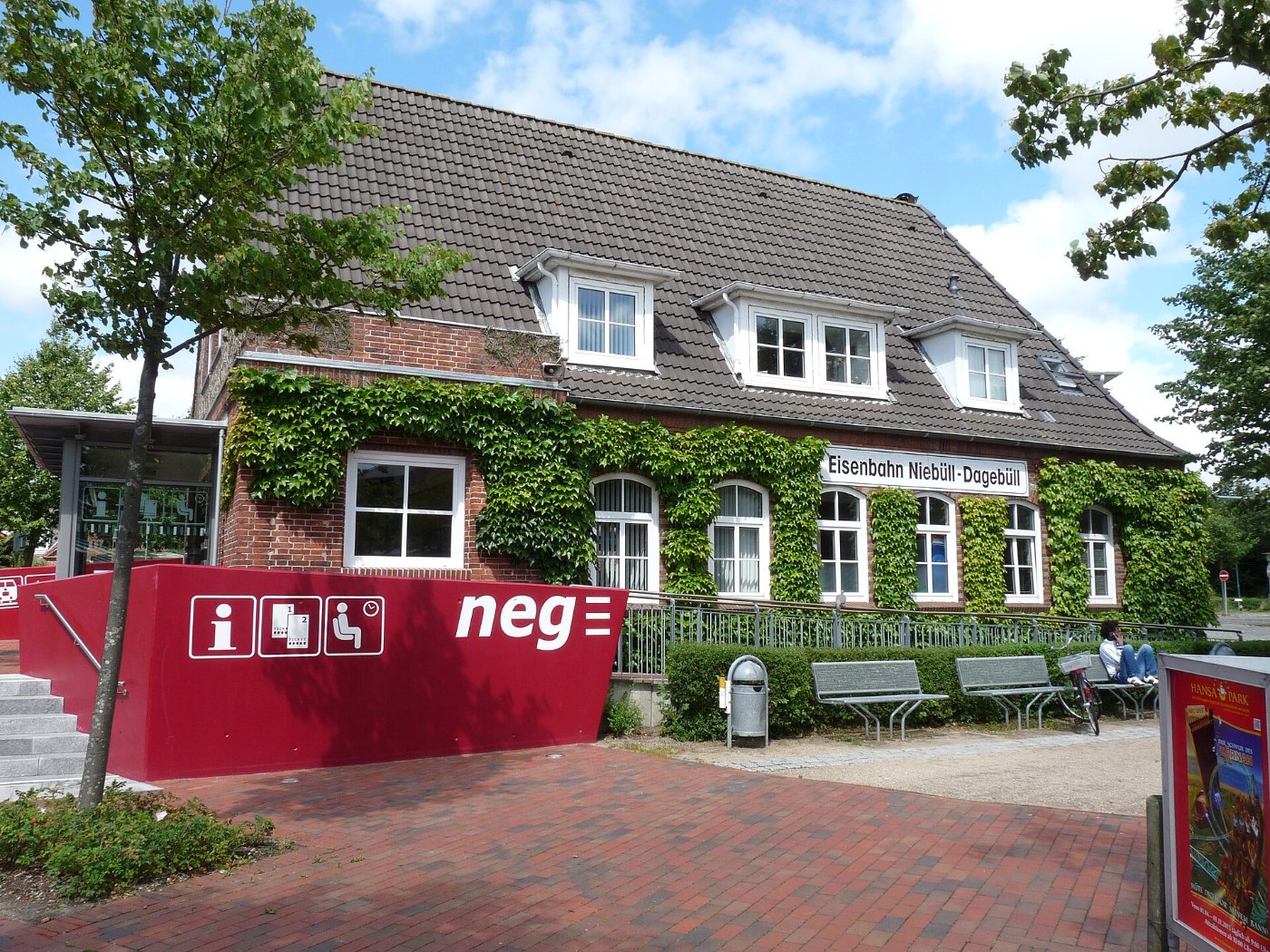 Niebüll NEG station building