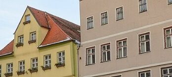 Nördlingen banner Marktplatz