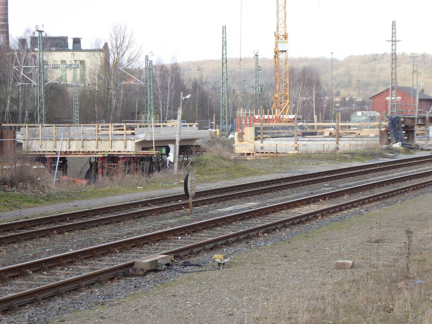 2018 Bahnhof Northeim Neue Brueckenueberbauten