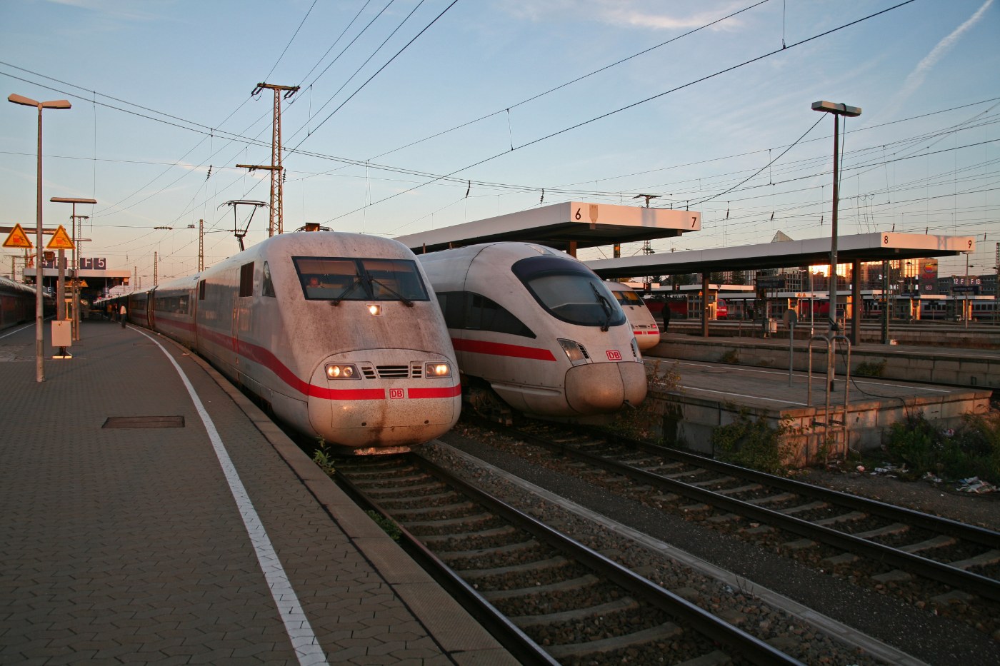 ICE im Nürnberger Hauptbahnhof